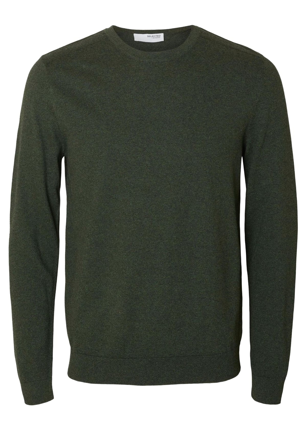 Selected Maglia girocollo da uomo Berg verde