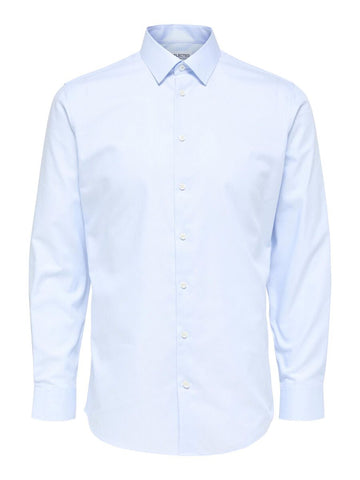 Selected Slimethan Blue klassisches Hemd für Herren
