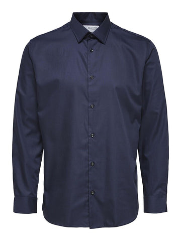 Selected Slimethan Blue classic shirt for men