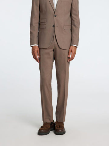 Selected Neil Men's Classic Trousers Brown