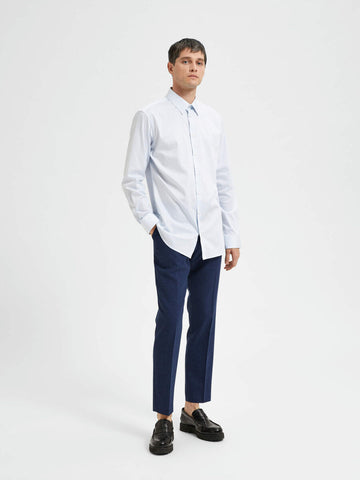Selected Slimnathan Blue classic shirt for men