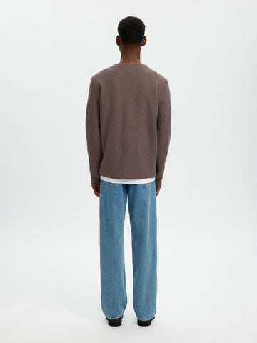 Ausgewählter gekochter Herren-Wollcardigan