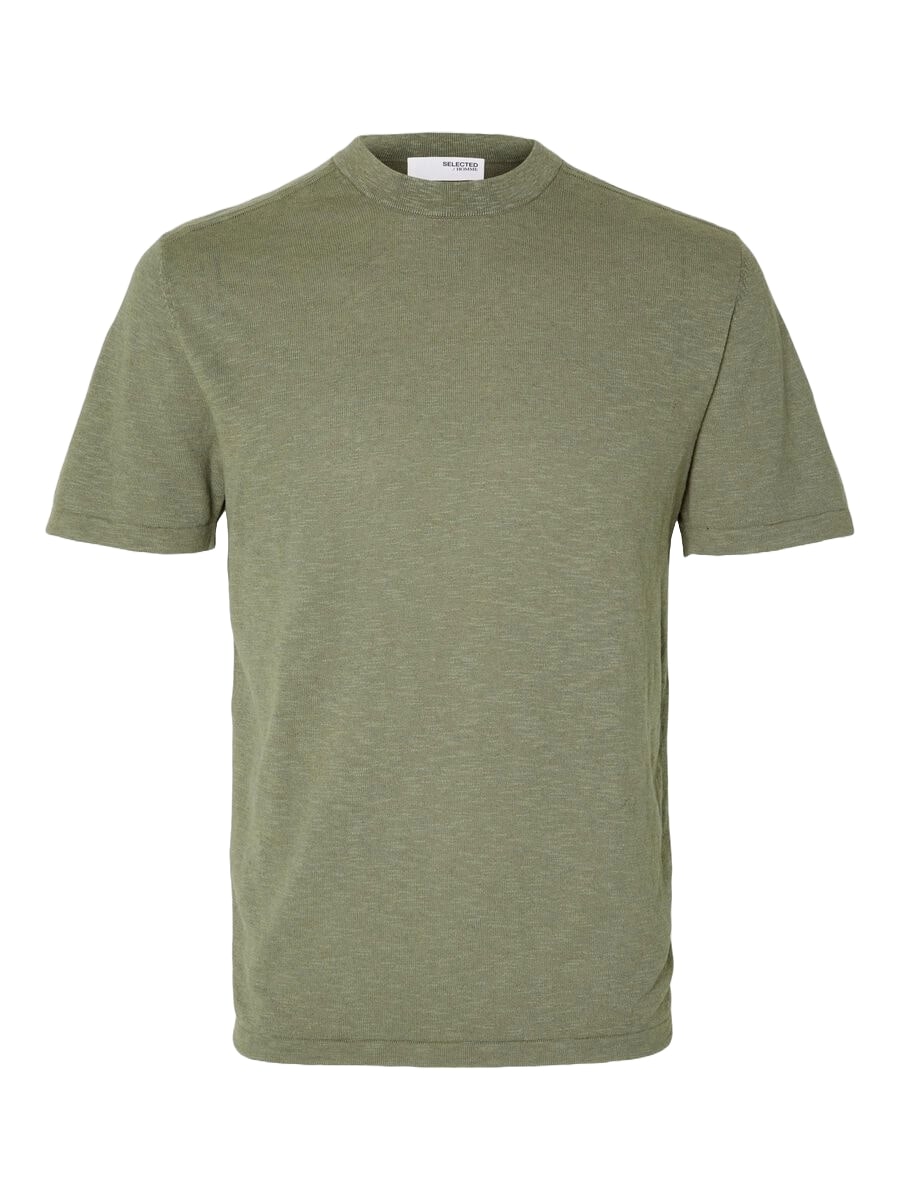 Selected Maglia da Uomo manica corta Berg Verde