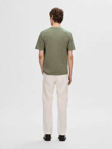 Selected Maglia da Uomo manica corta Berg Verde