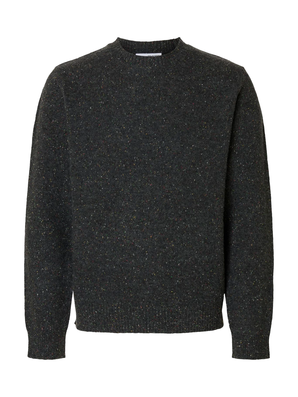 Selected Neil Men's Crew Neck Wool Blend Sweater