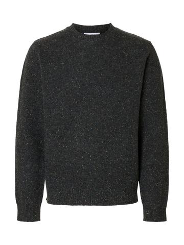 Selected Neil Men's Crew Neck Wool Blend Sweater