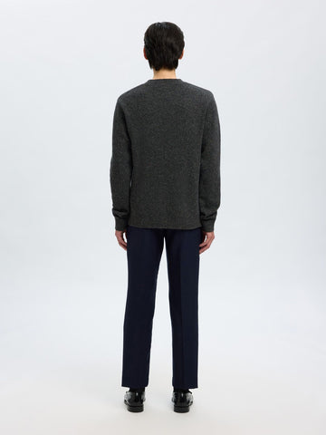 Selected Neil Men's Crew Neck Wool Blend Sweater