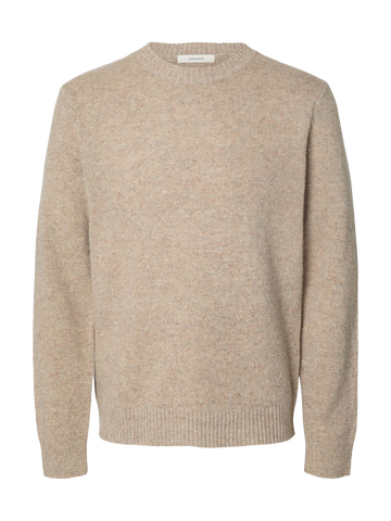 Ausgewählter Neil Herren-Pullover mit Rundhalsausschnitt aus Wollmischung