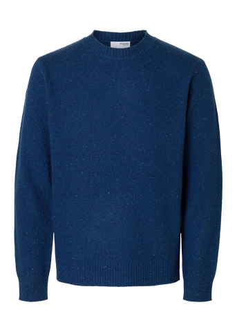 Selected Neil Men's Wool Blend Crew Neck Sweater