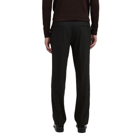 Selected Neil Men's Elastic Waist Trousers in Black