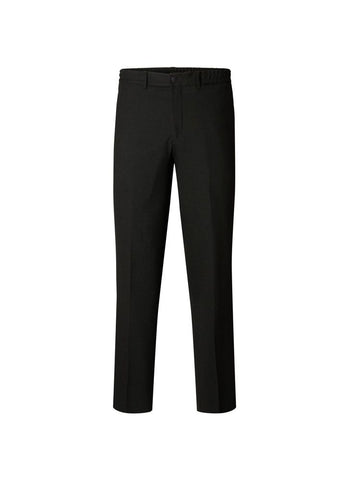 Selected Neil Men's Elastic Waist Trousers in Black
