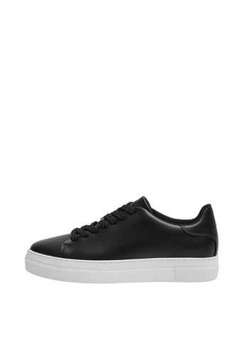 Selected Men's David Black Leather Shoe