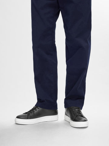 Selected Men's David Black Leather Shoe