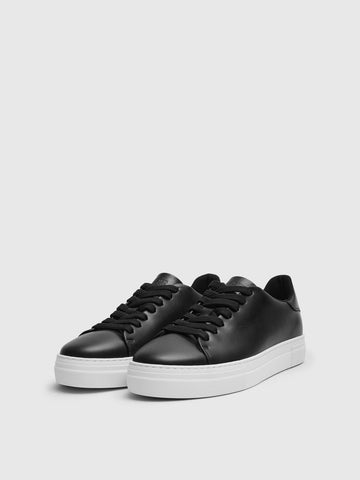 Selected Men's David Black Leather Shoe