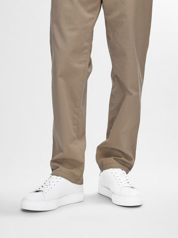 Selected Men's David Bianca Leather Shoe