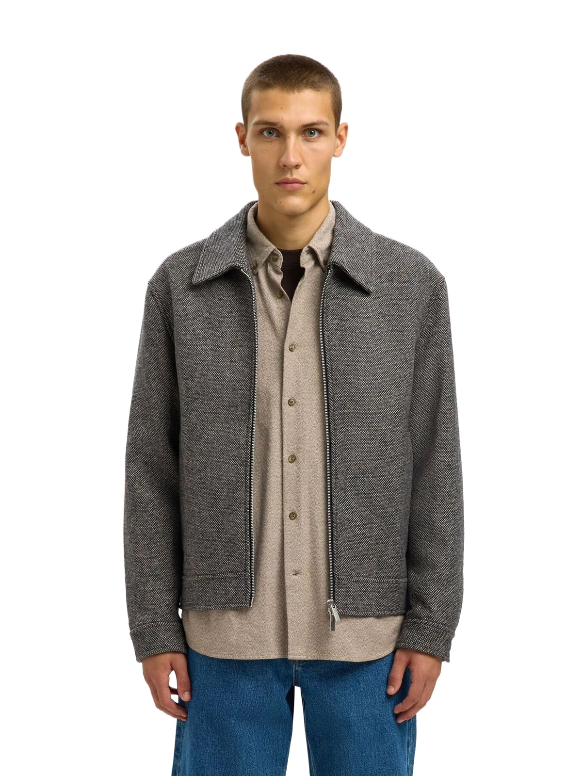 Selected Giacca corta da uomo in misto lana 16097824-BD