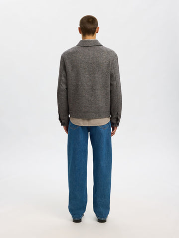 Selected Giacca corta da uomo in misto lana 16097824-BD