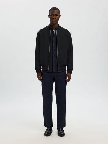 Selected Giacca da uomo in misto lana Blend Bomber