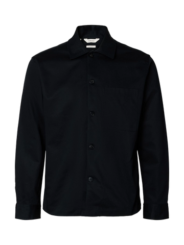 Selected Camicia da uomo Tate nera