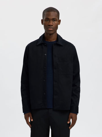 Selected Camicia da uomo Tate nera