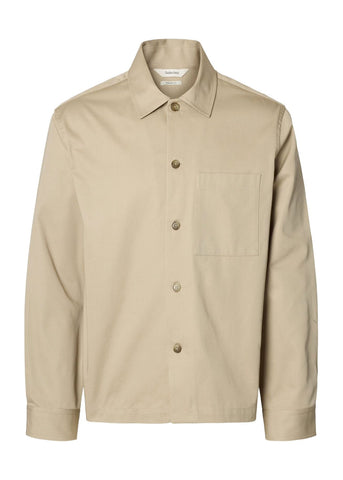 Selected Men's Tate Beige Shirt