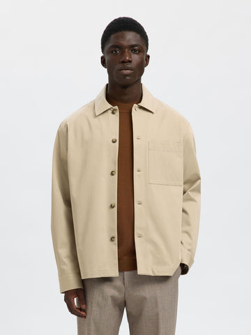 Selected Men's Tate Beige Shirt