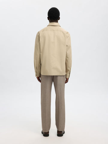 Selected Men's Tate Beige Shirt