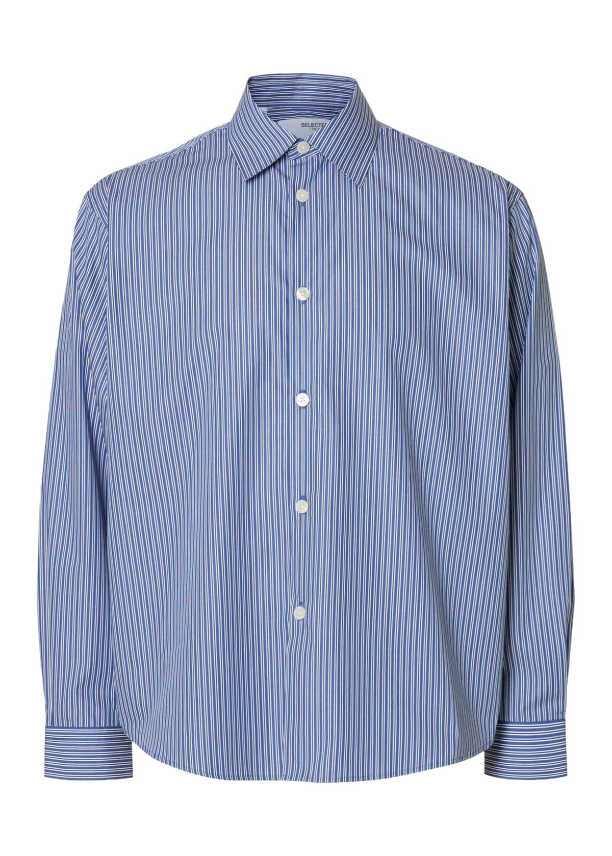Selected Camicia a righe da uomo Henri blu