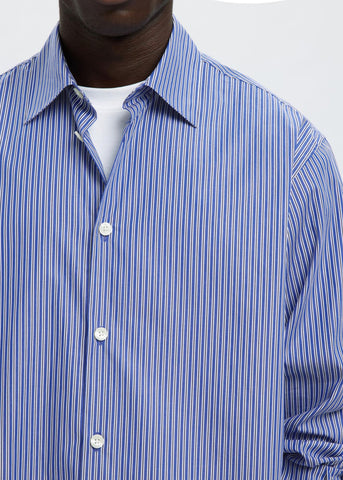 Selected Camicia a righe da uomo Henri blu