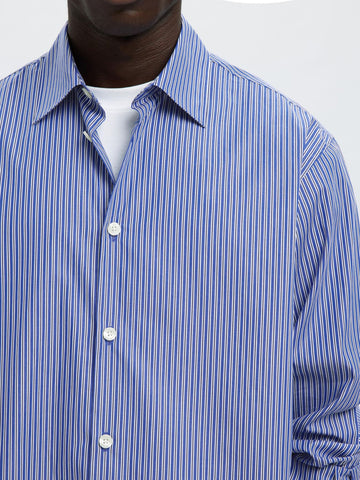 Selected Camicia a righe da uomo Henri blu