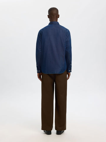 Selected Camicia di jeans da uomo Regleo