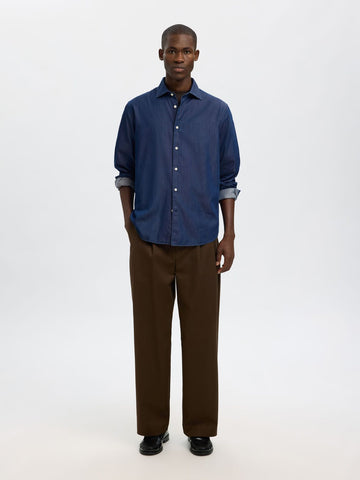 Selected Camicia di jeans da uomo Regleo