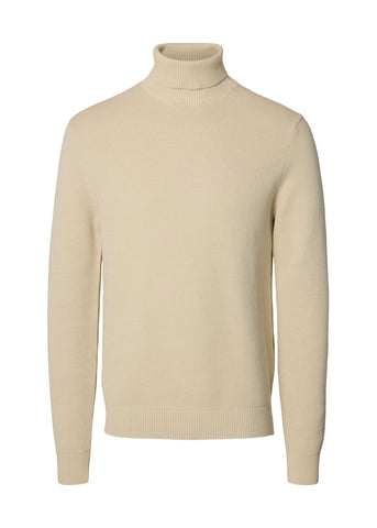 Selected Magia collo alto da uomo Dane panna