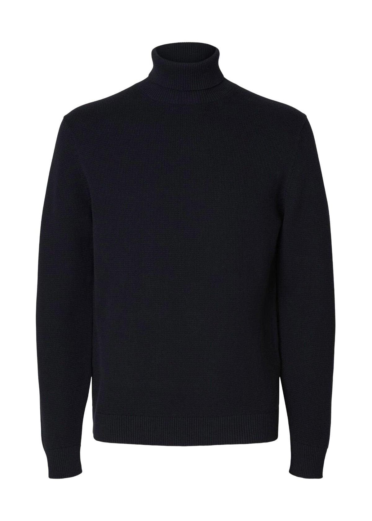 Selected Maglia dolcevita da uomo Dane blu