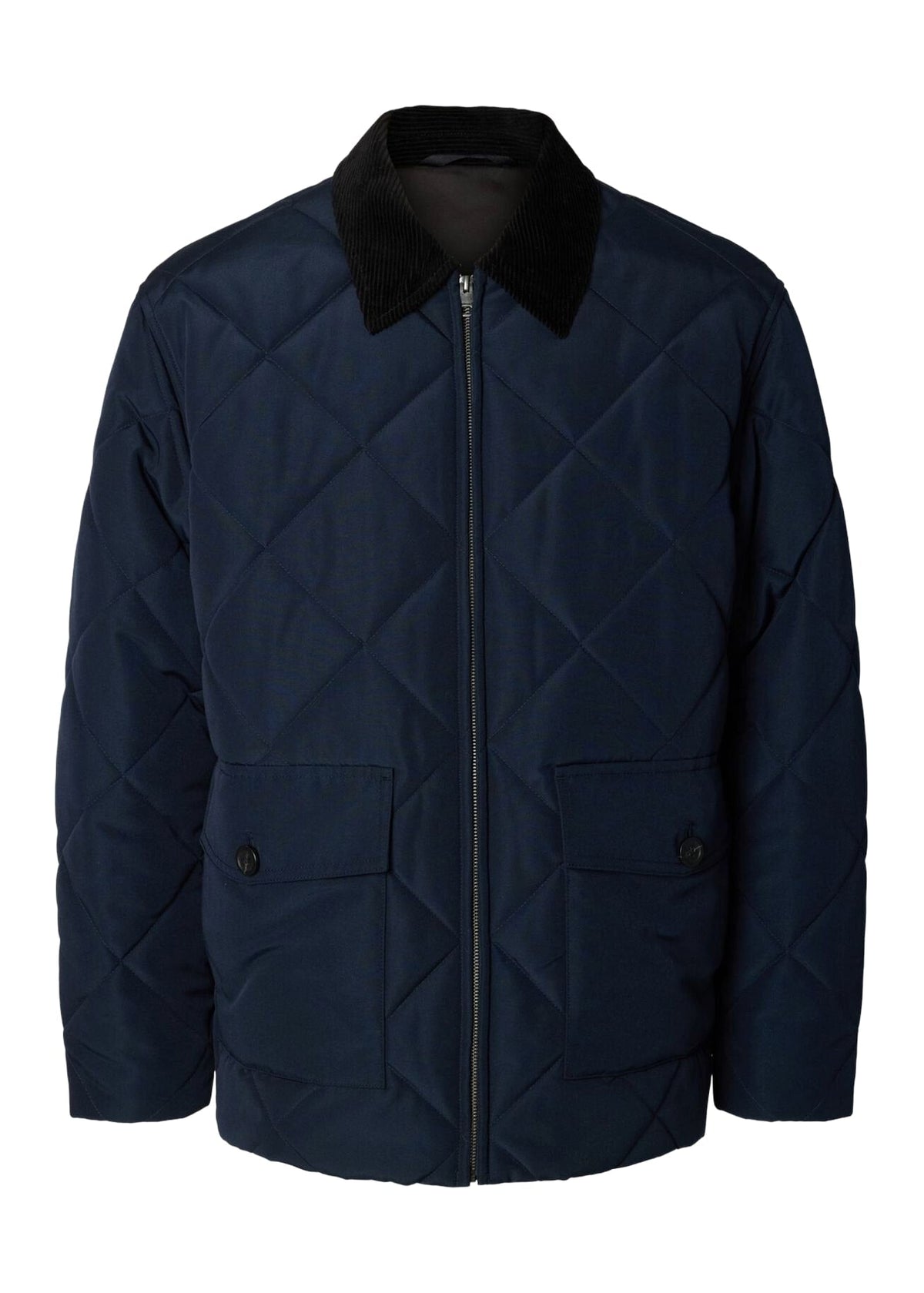 Cipo & Baxx Giacca da uomo trapuntata invernale con cappuccio con motivo a rombi, colore nero Nero XXXL Cipo & Baxx Giacca da uomo trapuntata invernale con cappuccio con motivo a rombi, colore nero Nero XXXL