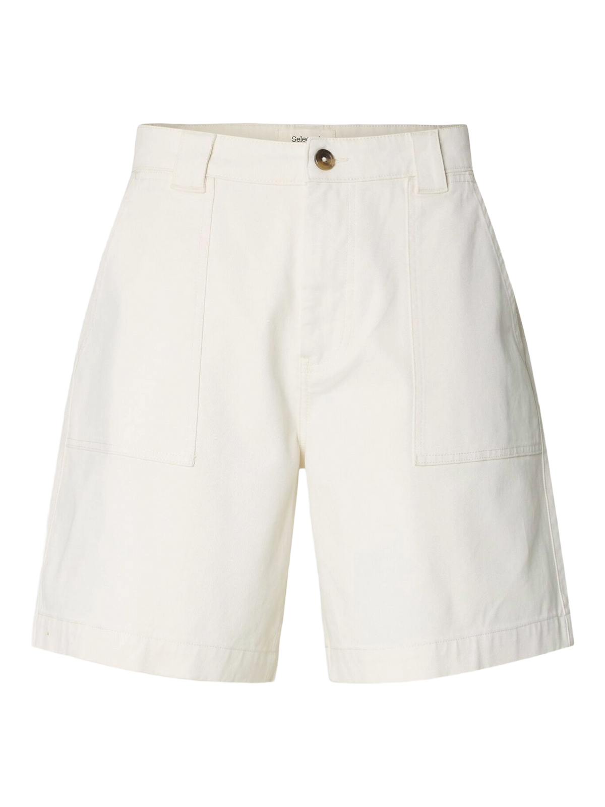 Selected Pantaloncino da uomo Loose Hotel panna
