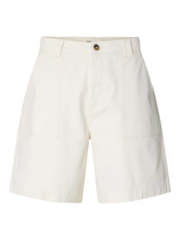 Selected Pantaloncino da uomo Loose Hotel panna
