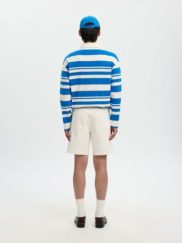 Selected Pantaloncino da uomo Loose Hotel panna