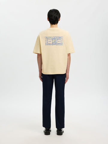 Selected T-Shirt da uomo manica corta Relax Brock