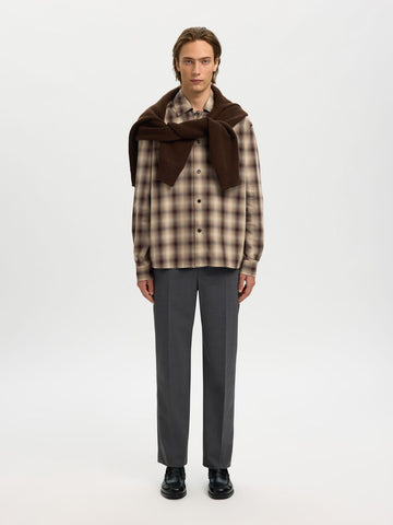 Selected Camicia a quadri da uomo Micah