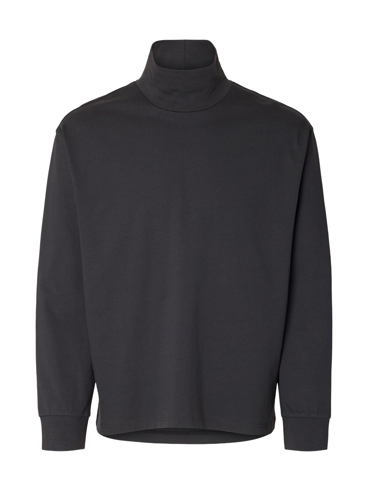 Selected Relax Risk Men's Long-Sleeve T-Shirt in Grey