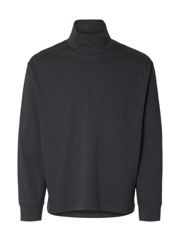 Selected Relax Risk Men's Long-Sleeve T-Shirt in Grey