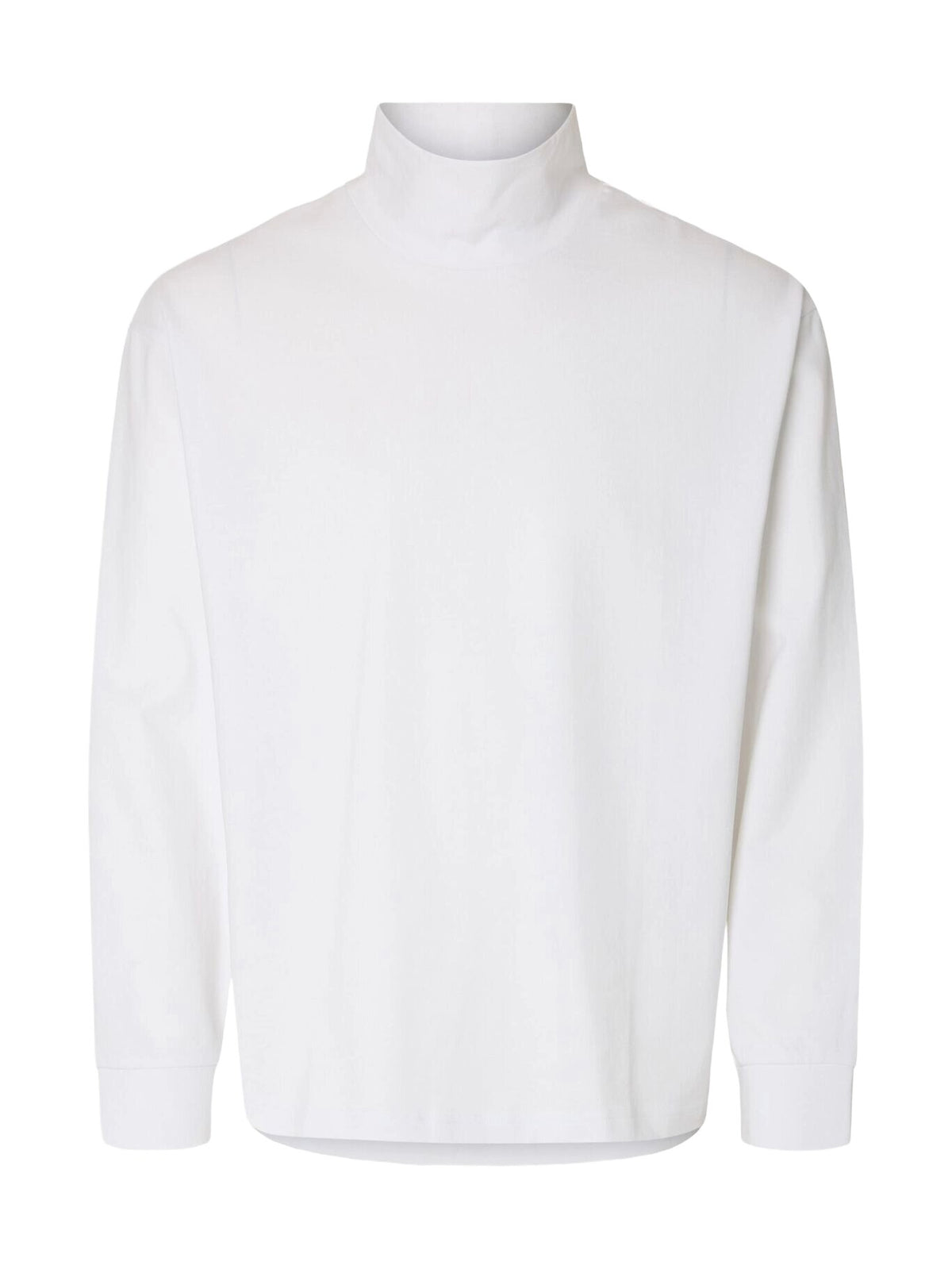 Selected Relax Risk Men's Long-Sleeve T-Shirt in White