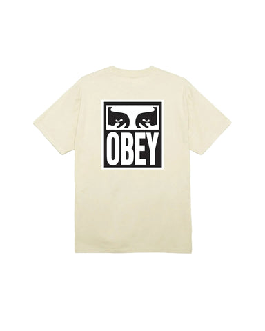Obey Men's T-Shirt Eyes Icon Beige