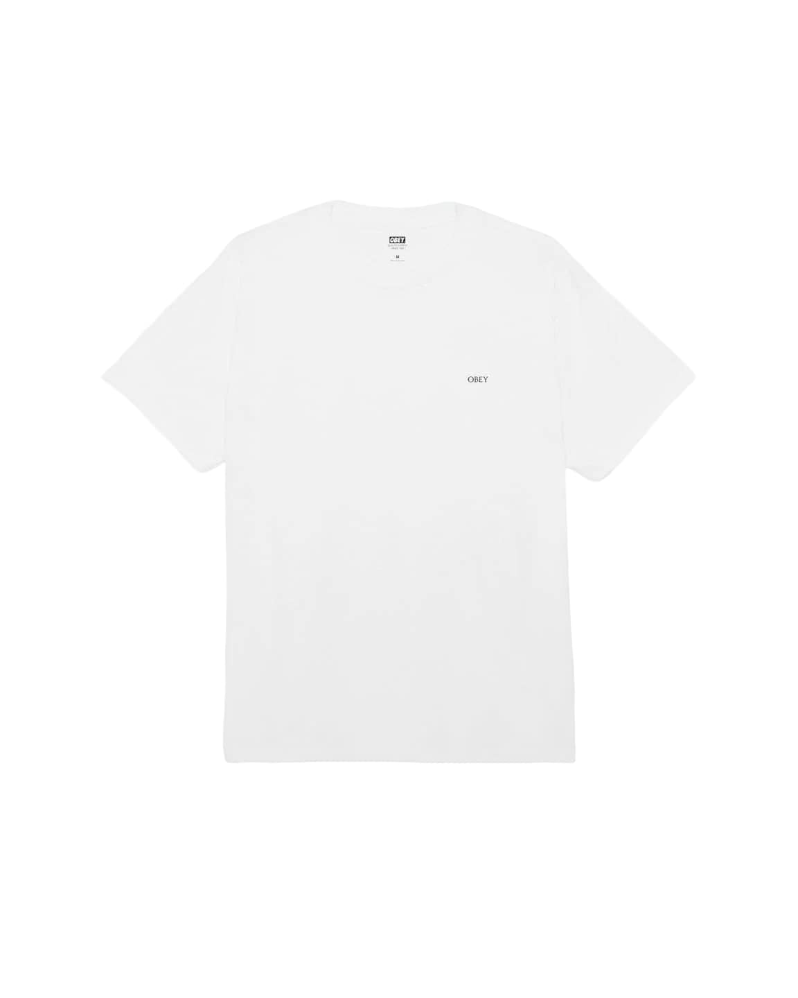 Obey Herren Ripped Icon Weißes T-Shirt