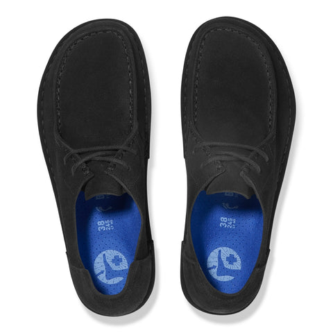 Birkenstock Scarpa da uomo Pelle scamosciata Utti Lace nero