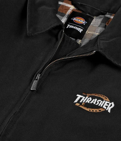 Dickies Giacca da uomo collaborazione Tharasher x Dickies nera