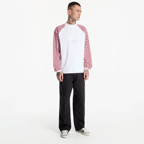 Vans by Slam Jam T-Shirt manica lunga Racing bianca/rossa