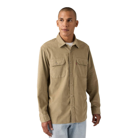Levi's Camicia da uomo in velluto a coste Jackson beige