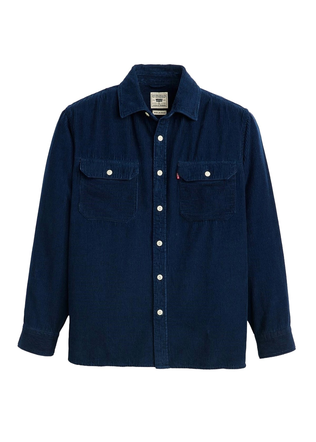 Levis Camicia in velluto da uomo Jackson Worker Blu